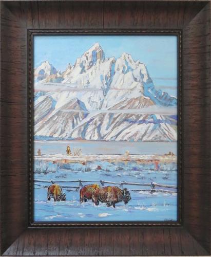 Winter Buffalo by David Volsic
