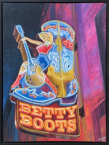 Betty Boots #2/75 by Jennifer Johnson-Prints
