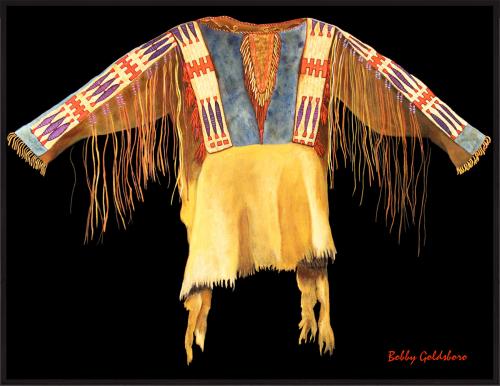 Lakota Sioux War Shirt by Bobby Goldsboro