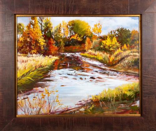 Autumn on the River by Nancy Cawdrey