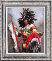 Feathers, Color and Pride - SOLD by Alfredo Rodriguez