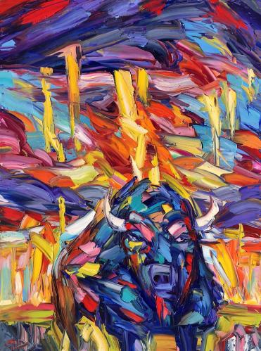 Lightning Bolt Buffalo by Greg Dye