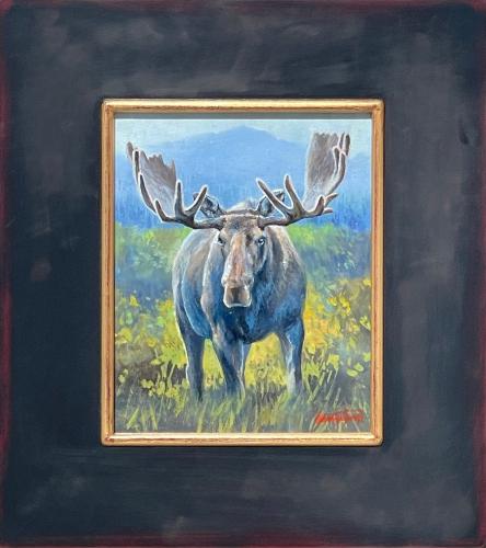 Spring Moose by Jennifer Johnson