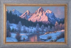 Golden Hour in the Tetons by Mark Keathley