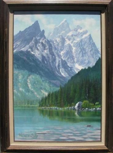 Jenny Lake by Roy Kerswill 1925-2002