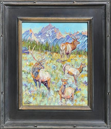 Roaming Elk by David Volsic