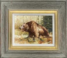 Grizzly Bear Study by Joseph Velazquez 1942-2021